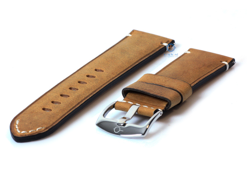 Vintage Uhrenarmband 24mm hellbraun
